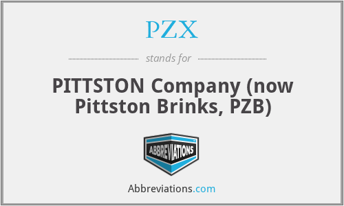 PZX - PITTSTON Company (now Pittston Brinks, PZB)
