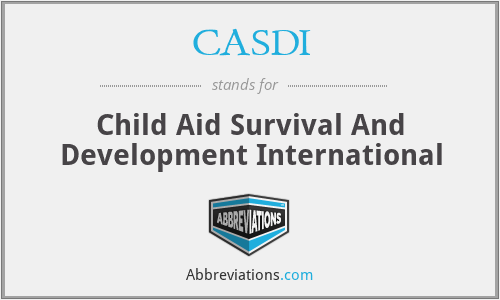 CASDI - Child Aid Survival And Development International