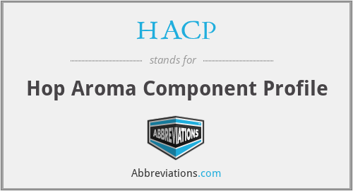 HACP - Hop Aroma Component Profile