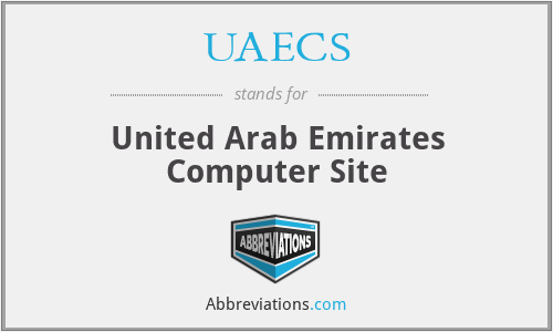 UAECS - United Arab Emirates Computer Site
