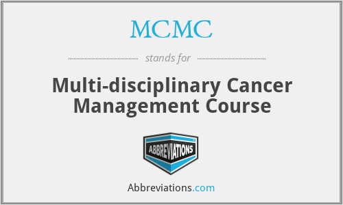 MCMC - Multi-disciplinary Cancer Management Course