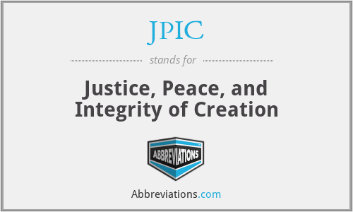 JPIC - Justice, Peace, and Integrity of Creation
