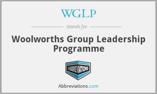 WGLP - Woolworths Group Leadership Programme