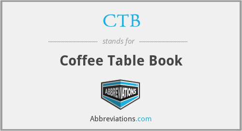 CTB - Coffee Table Book