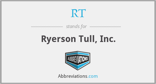 RT - Ryerson Tull, Inc.