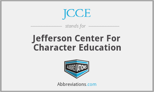 JCCE - Jefferson Center For Character Education