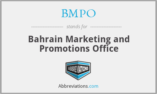 BMPO - Bahrain Marketing and Promotions Office
