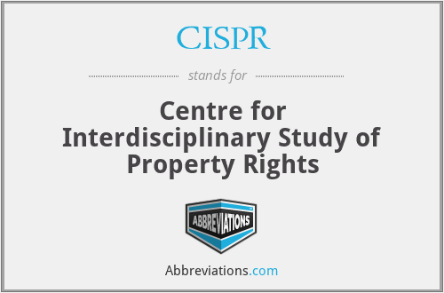 CISPR - Centre for Interdisciplinary Study of Property Rights