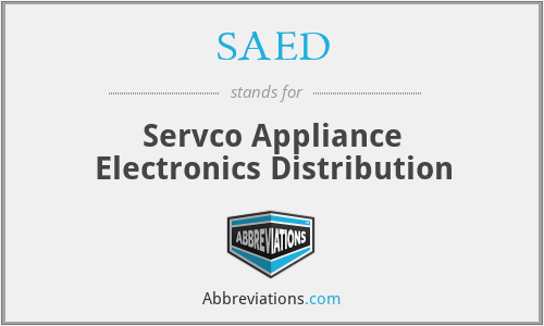 SAED - Servco Appliance Electronics Distribution