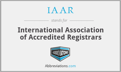 IAAR - International Association of Accredited Registrars