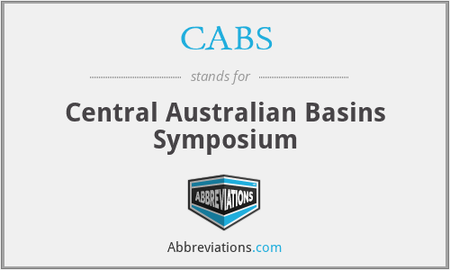 CABS - Central Australian Basins Symposium