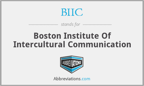 BIIC - Boston Institute Of Intercultural Communication