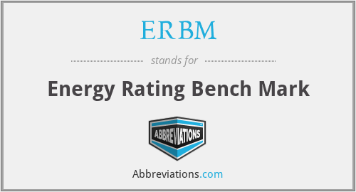 ERBM - Energy Rating Bench Mark