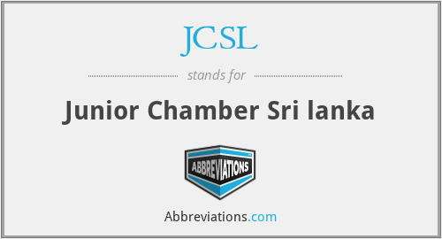 JCSL - Junior Chamber Sri lanka