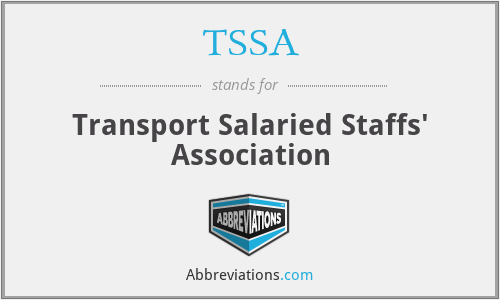 TSSA - Transport Salaried Staffs' Association