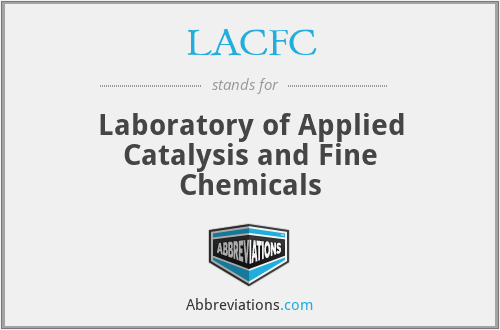 LACFC - Laboratory of Applied Catalysis and Fine Chemicals