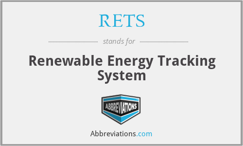 RETS - Renewable Energy Tracking System