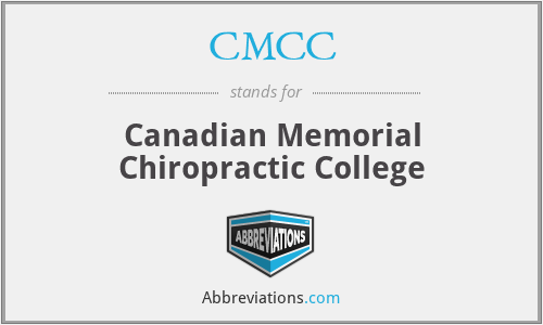 CMCC - Canadian Memorial Chiropractic College