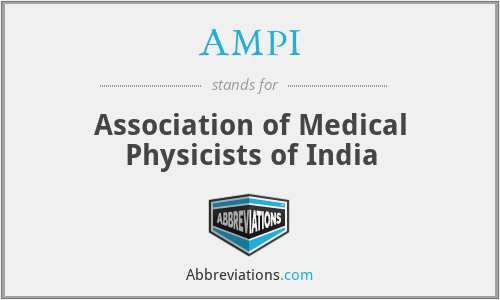 AMPI - Association of Medical Physicists of India