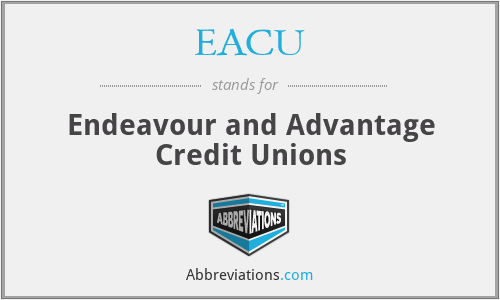 EACU - Endeavour and Advantage Credit Unions