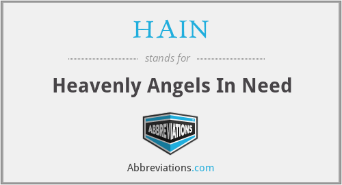 HAIN - Heavenly Angels In Need