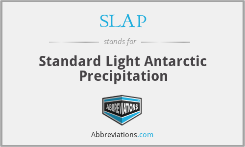 SLAP - Standard Light Antarctic Precipitation