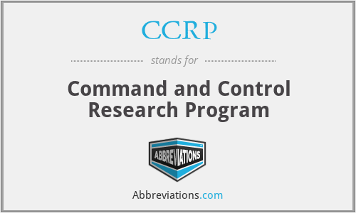 CCRP - Command and Control Research Program
