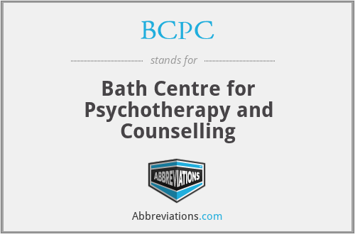 BCPC - Bath Centre for Psychotherapy and Counselling
