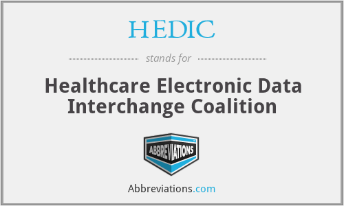 HEDIC - Healthcare Electronic Data Interchange Coalition