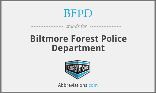BFPD - Biltmore Forest Police Department