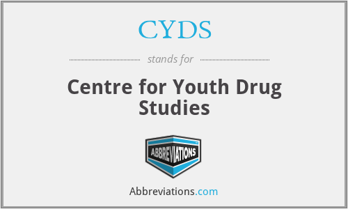 CYDS - Centre for Youth Drug Studies