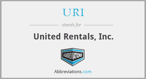URI - United Rentals, Inc.