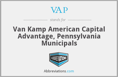 VAP - Van Kamp American Capital Advantage, Pennsylvania Municipals
