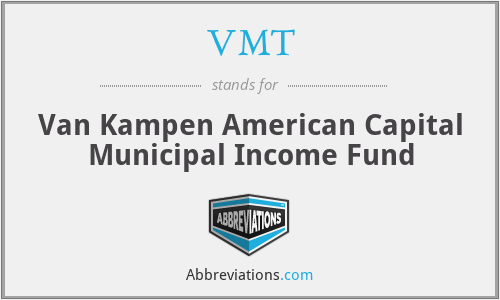 VMT - Van Kampen American Capital Municipal Income Fund