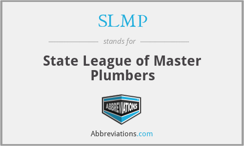 SLMP - State League of Master Plumbers