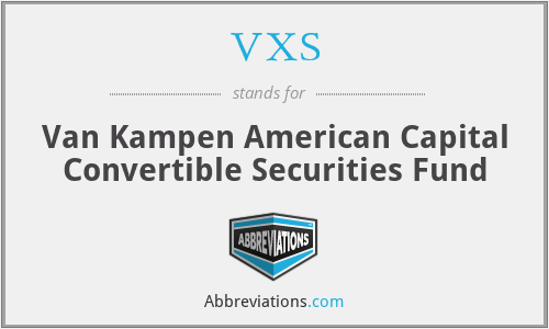VXS - Van Kampen American Capital Convertible Securities Fund