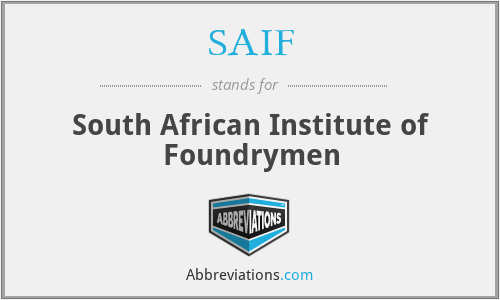 SAIF - South African Institute of Foundrymen