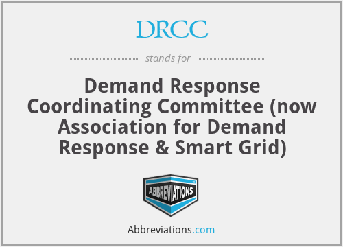 DRCC - Demand Response Coordinating Committee (now Association for Demand Response & Smart Grid)