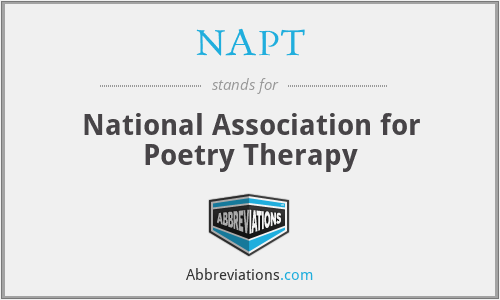 NAPT - National Association for Poetry Therapy