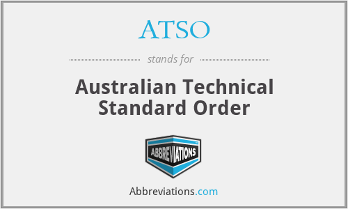 ATSO - Australian Technical Standard Order