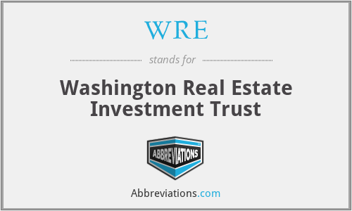 WRE - Washington Real Estate Investment Trust