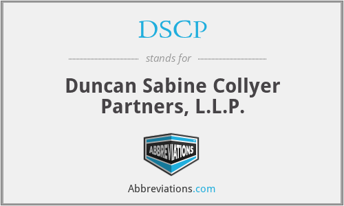 DSCP - Duncan Sabine Collyer Partners, L.L.P.