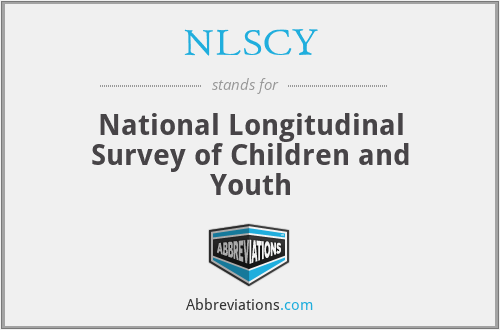 NLSCY - National Longitudinal Survey of Children and Youth