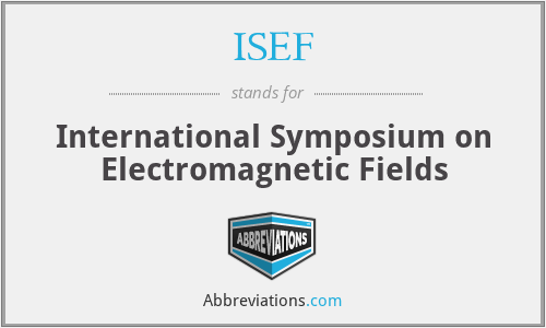 ISEF - International Symposium on Electromagnetic Fields