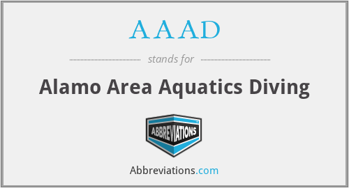 AAAD - Alamo Area Aquatics Diving