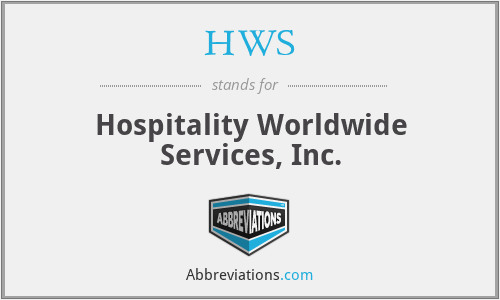 HWS - Hospitality Worldwide Services, Inc.