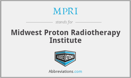 MPRI - Midwest Proton Radiotherapy Institute