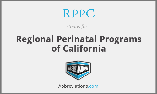 RPPC - Regional Perinatal Programs of California