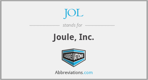 JOL - Joule, Inc.