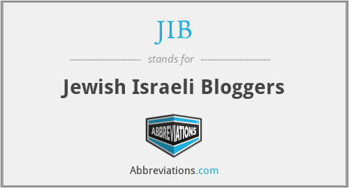 JIB - Jewish Israeli Bloggers